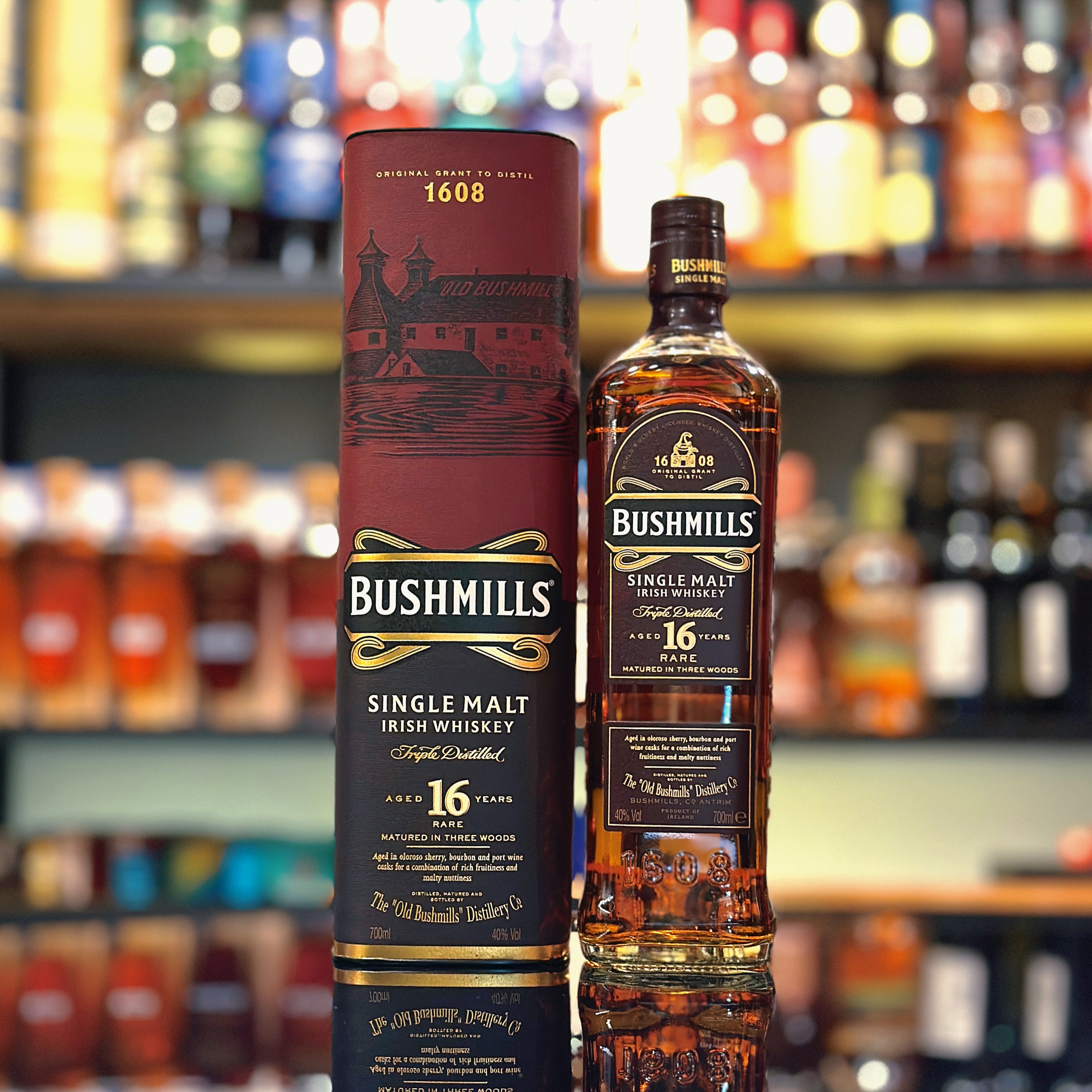 Bushmills 16 Year Old Single Malt Irish Whiskey (Old Packaging