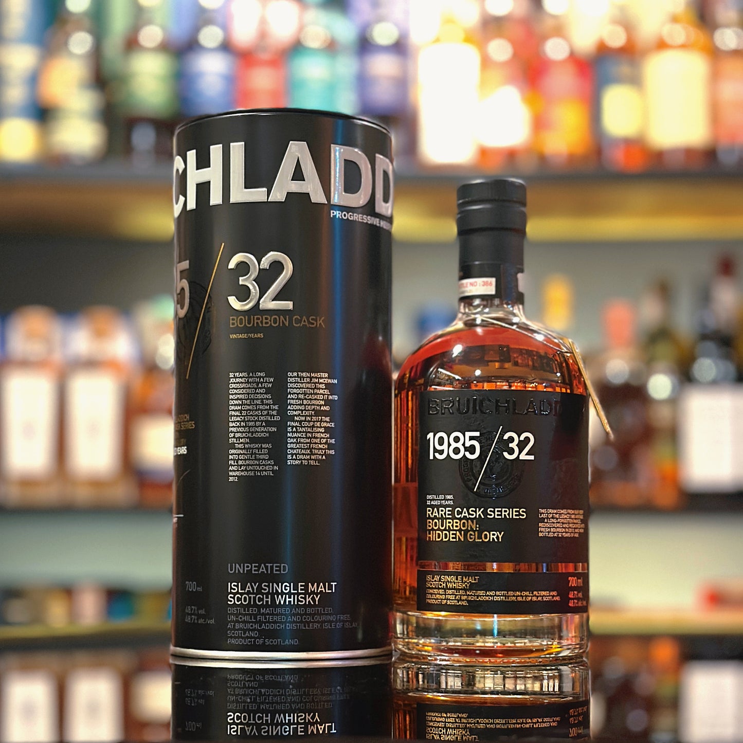 Bruichladdich 32 Year Old 1985 Rare Cask Series “Bourbon: Hidden Glory” Single Malt Scotch Whisky