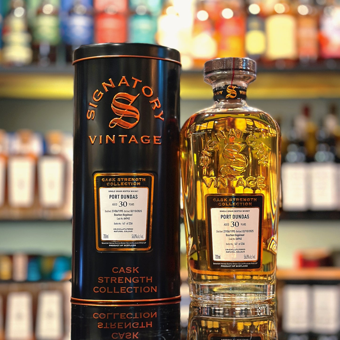 Port Dundas 30 Year Old 1995-2025 Bourbon Hogshead #64945 Symington's Choice by Signatory Vintage Single Grain Scotch Whisky