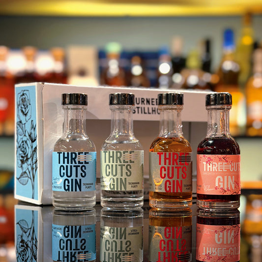 Three Cuts Tasmanian Gin Min Giftpack (4x50ml)