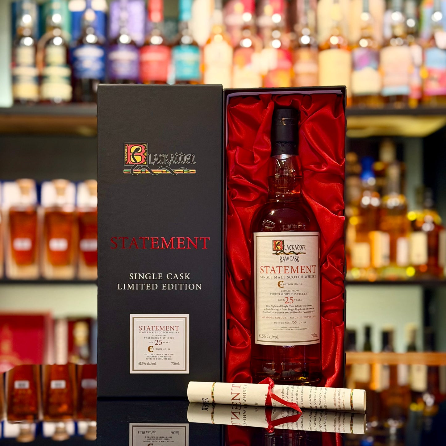 Ledaig 25 Year Old 1997-2022 Hogshead #800034 Raw Cask Statement Edition No. 59 by Blackadder Single Malt Scotch Whisky