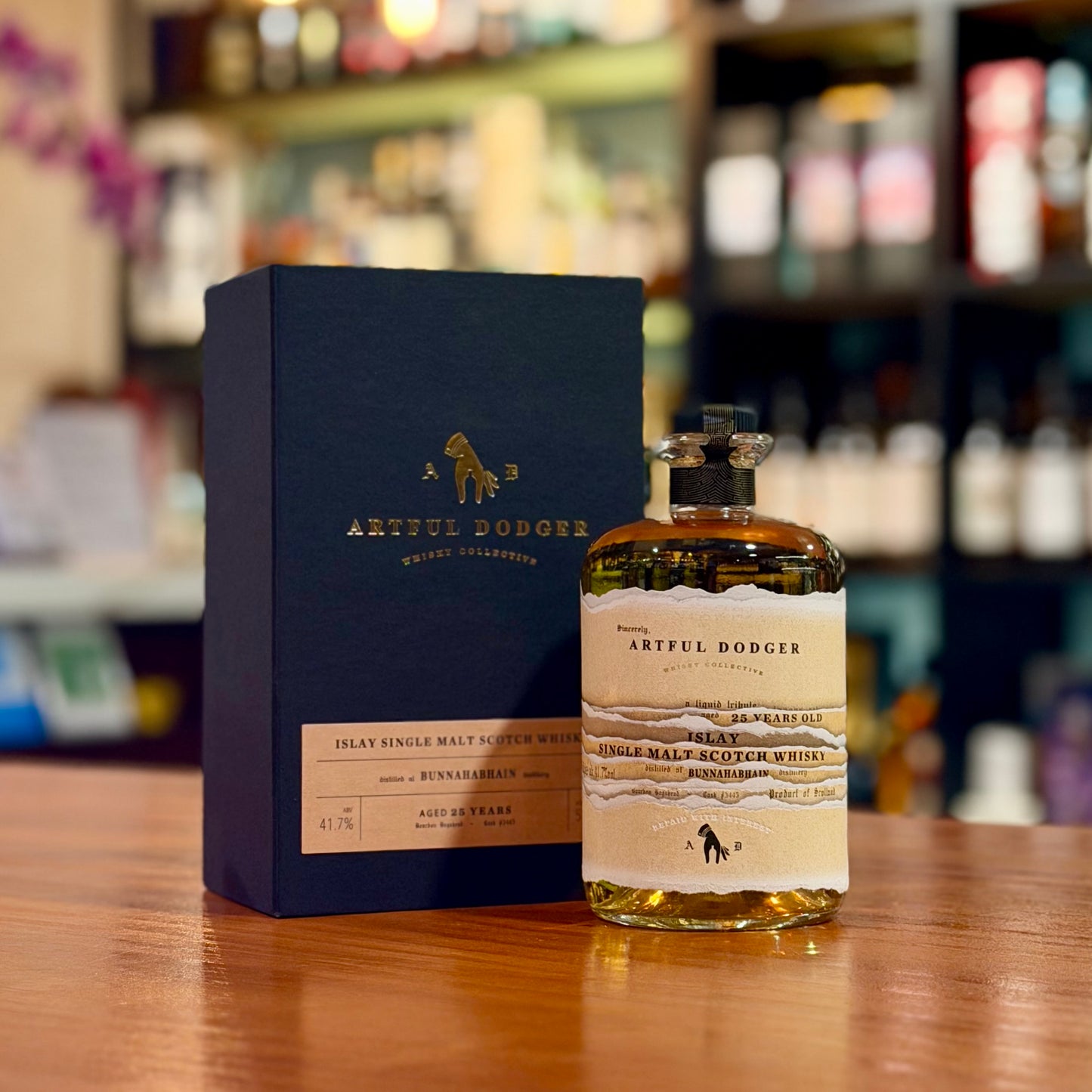 Bunnahabhain 25 Year Old 1995-2024 Bourbon Hogshead #3445 by Atrful Dodger Whisky Collective Single Malt Scotch Whisky