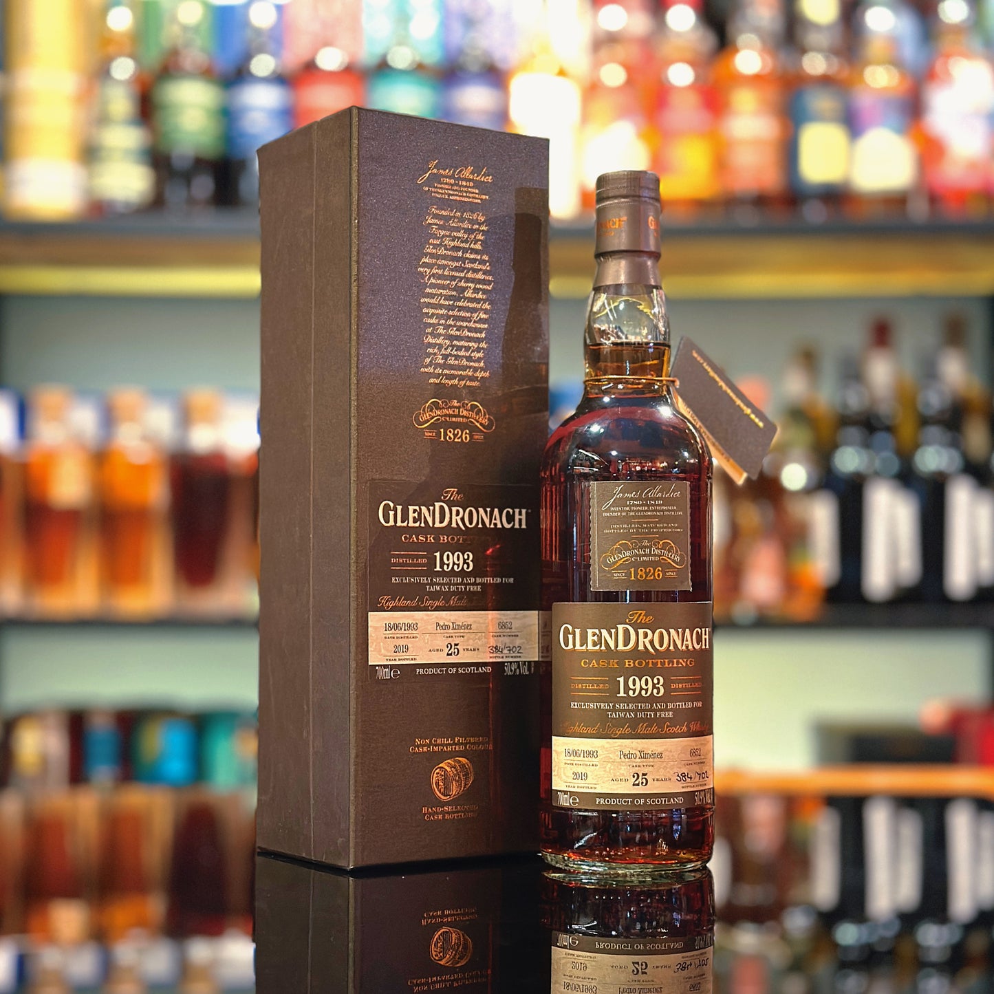 GlenDronach 25 Year Old 1993-2019 Pedro Ximénez Cask #6852 Single Malt Scotch Whisky