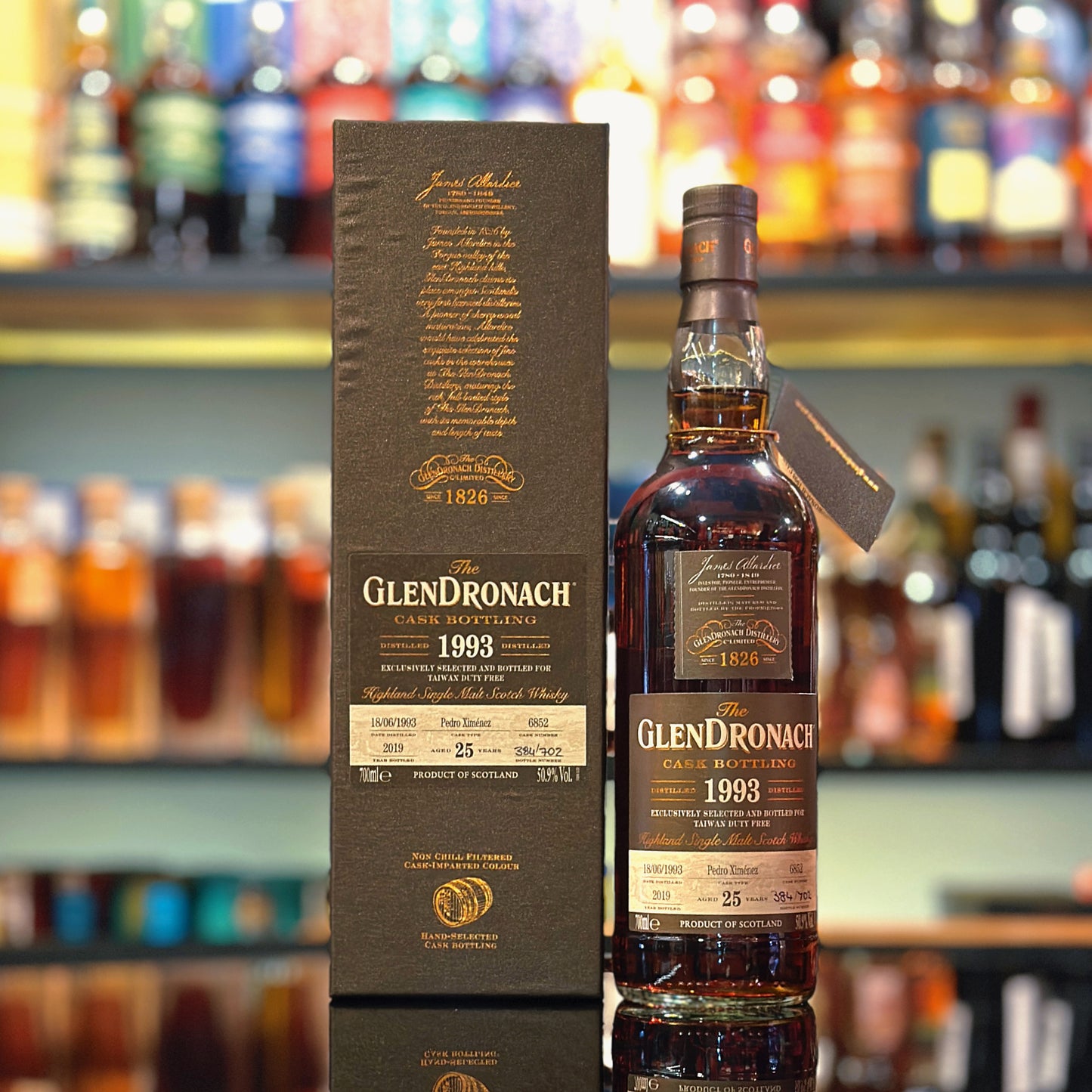 GlenDronach 25 Year Old 1993-2019 Pedro Ximénez Cask #6852 Single Malt Scotch Whisky