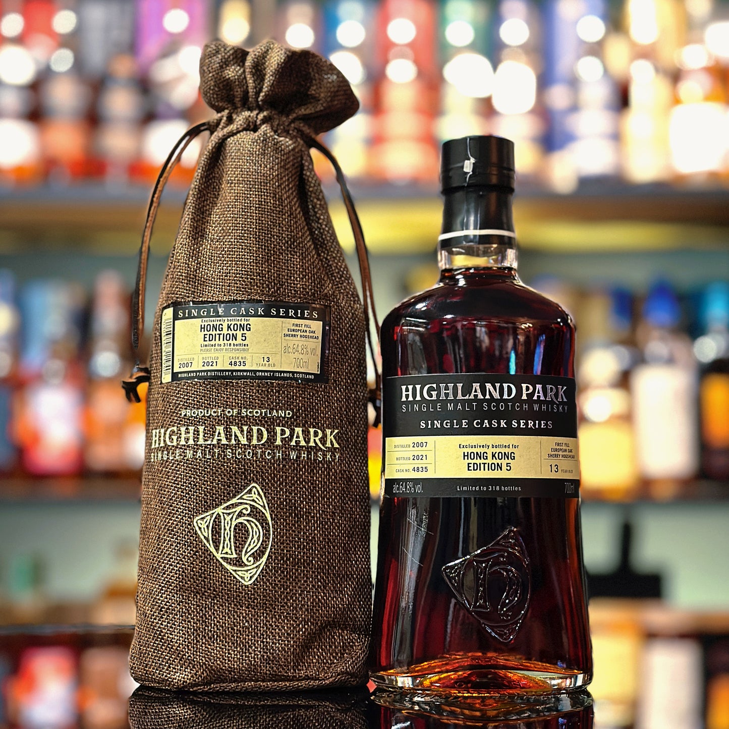 Highland Park 13 Year Old 2007-2021 Hong Kong Edition 5 Cask #4835 Single Malt Scotch Whisky