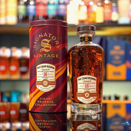 Speyside (M) 16 Year Old First-fill Oloroso Sherry Cask #2 The Cigar Reserva by Signatory Vintage Single Malt Scotch Whisky