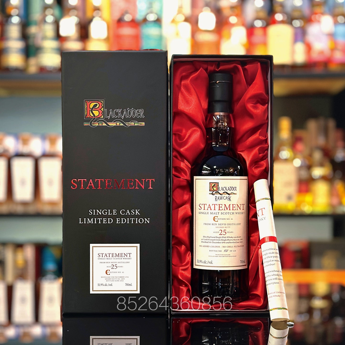 Ben Nevis 25 Year Old 1996-2022 Sherry Butt #2203 Raw Cask Statement Edition No. 41 by Blackadder Single Malt Scotch Whisky