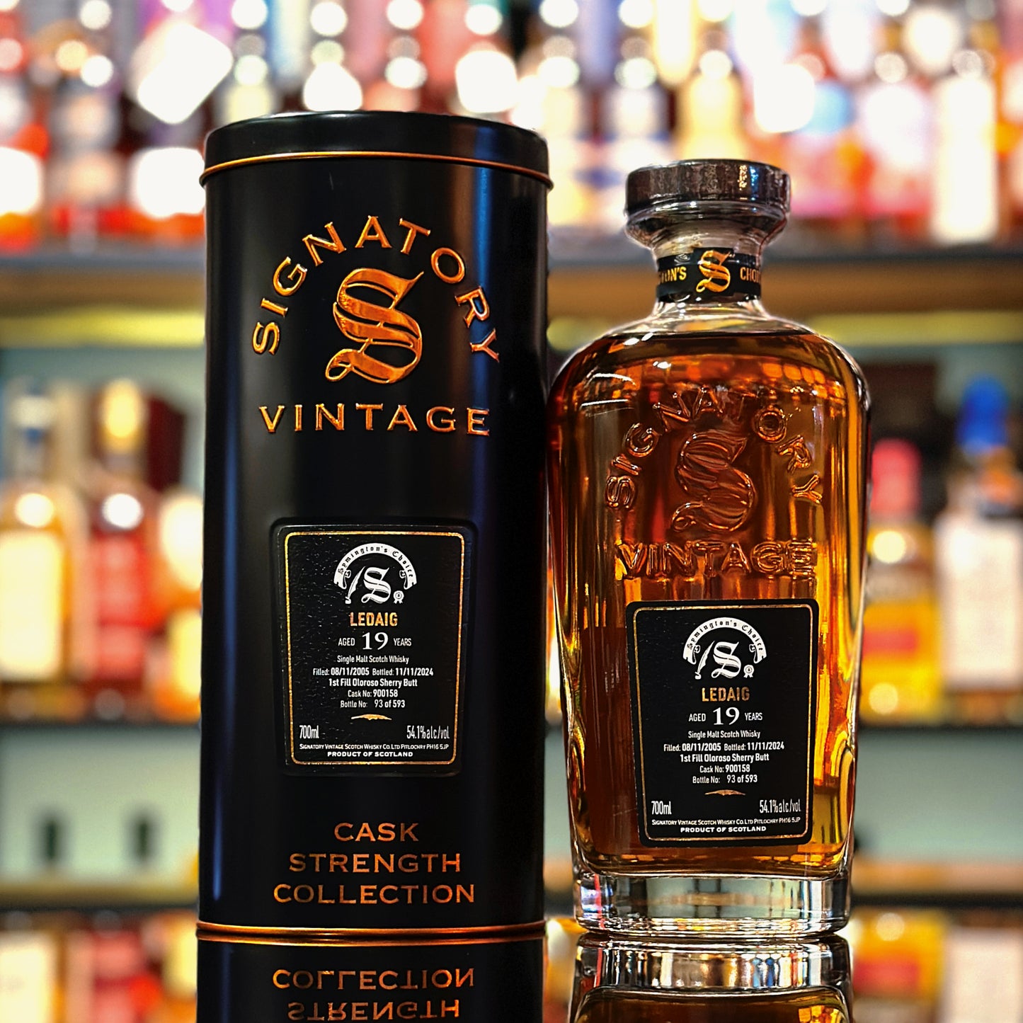 Ledaig 19 Year Old 2005-2024 First-fill Oloroso Sherry Butt #900158 by Signatory Vintage Single Malt Scotch Whisky