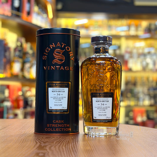 North British 34 Year Old 1991-2026 Refill Oloroso Sherry Butt #262086 by Signatory Vintage Single Grain Scotch Whisky