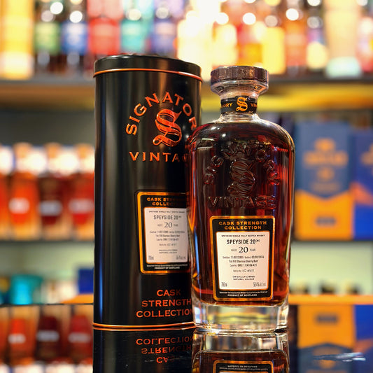 Speyside (M) 20 Year Old 2005-2026 First-fill Oloroso Sherry Butt #DRU17 A106 #21 by Signatory Vintage Single Malt Scotch Whisky