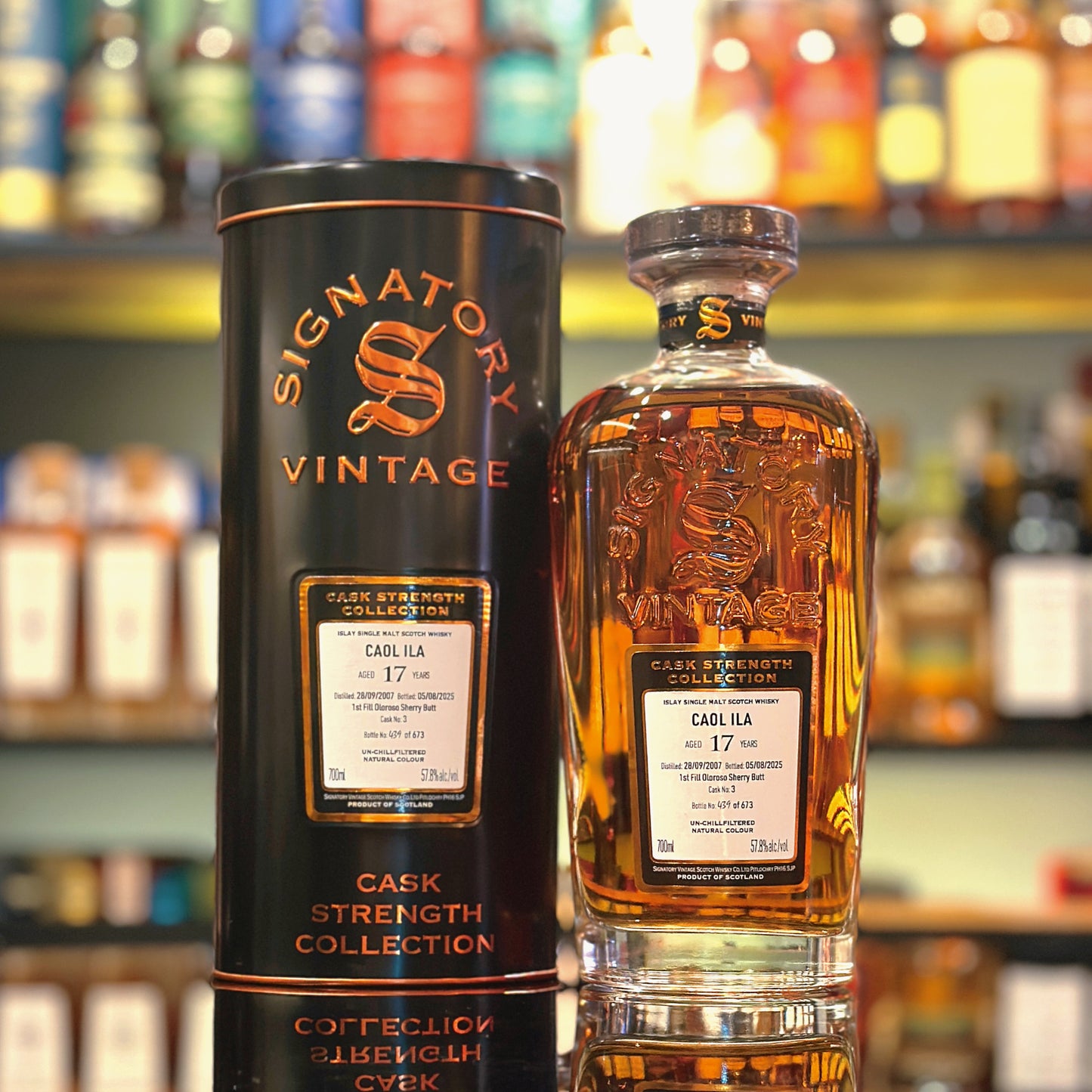 Caol Ila 17 Year Old 2007-2025 First-fill Oloroso Sherry Butt #3 by Signatory Vintage Single Malt Scotch Whisky