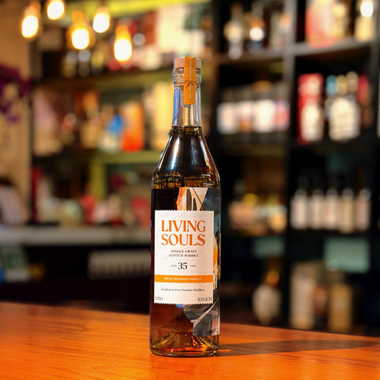 Port Dundas 35 Year Old Refill Bourbon Barrel by Living Souls Single Grain Scotch Whisky