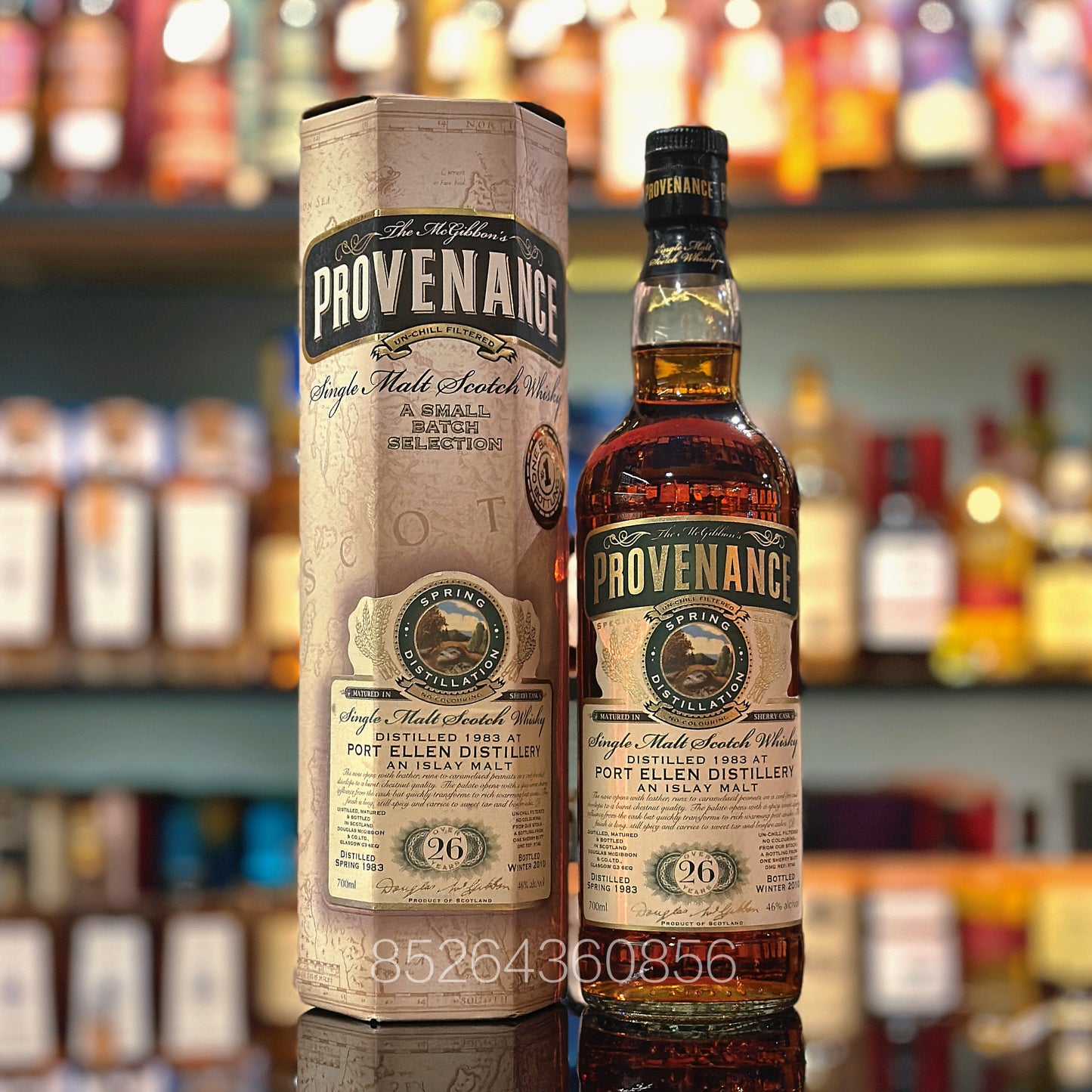 Port Ellen 26 Year Old 1983-2010 “The McGibbon’s Provenance” by Douglas McGibbon Single Malt Scotch Whisky