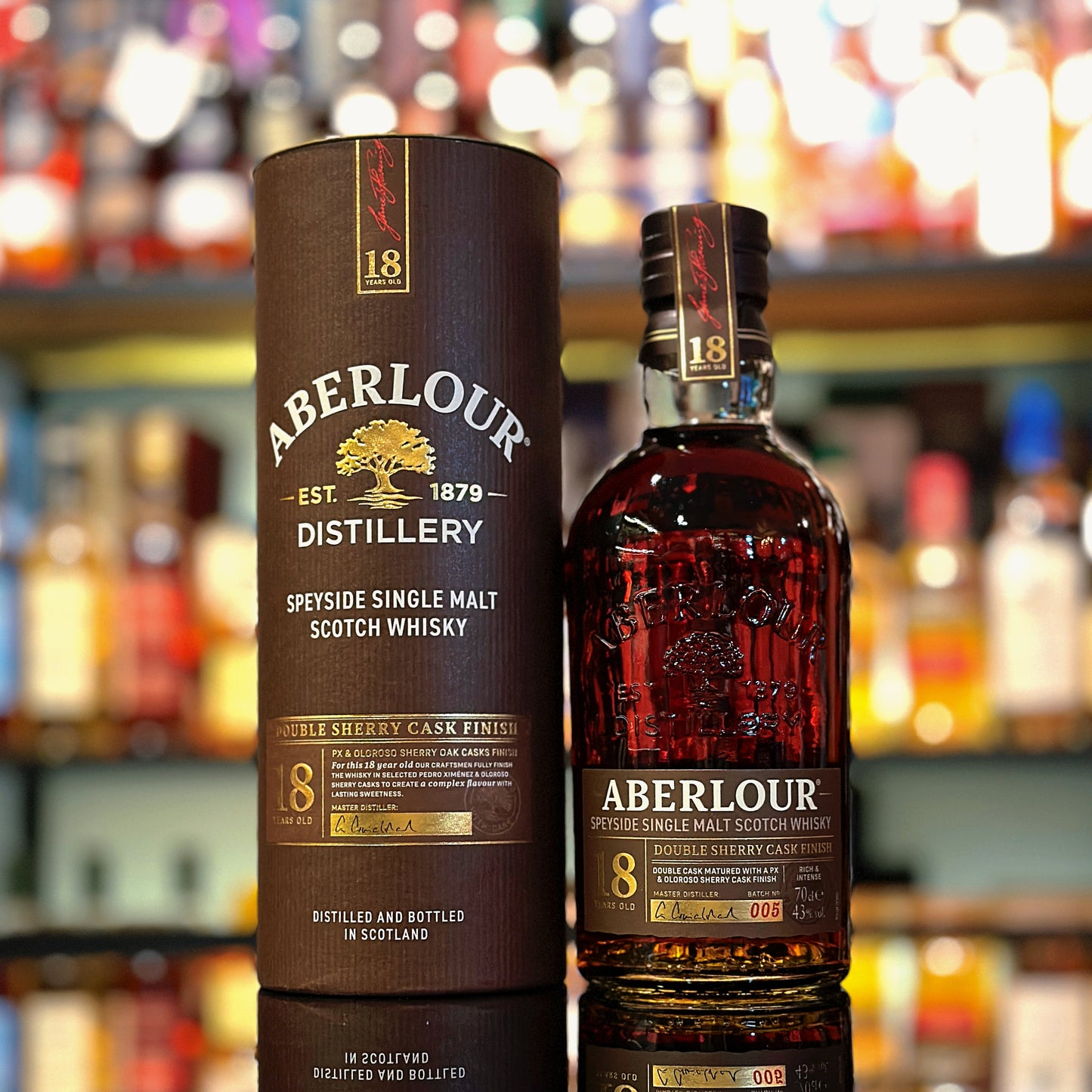 Aberlour 18 Year Old Double Sherry Cask Finish Single Malt Scotch Whisky (Batch 005)