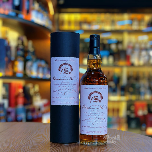 Edradour No.2 8 Year Old First-fill Châteauneuf du Pape Hogshead “Andrew's 40th Anniversary” by Signatory Vintage Single Malt Scotch Whisky