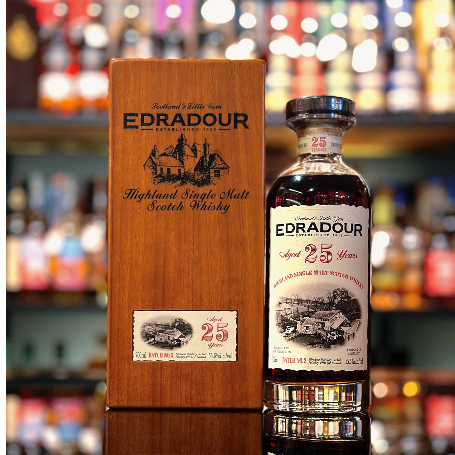 Edradour 25 Year Old Ibisco Decanter Batch No. 2 Single Malt Scotch Whisky