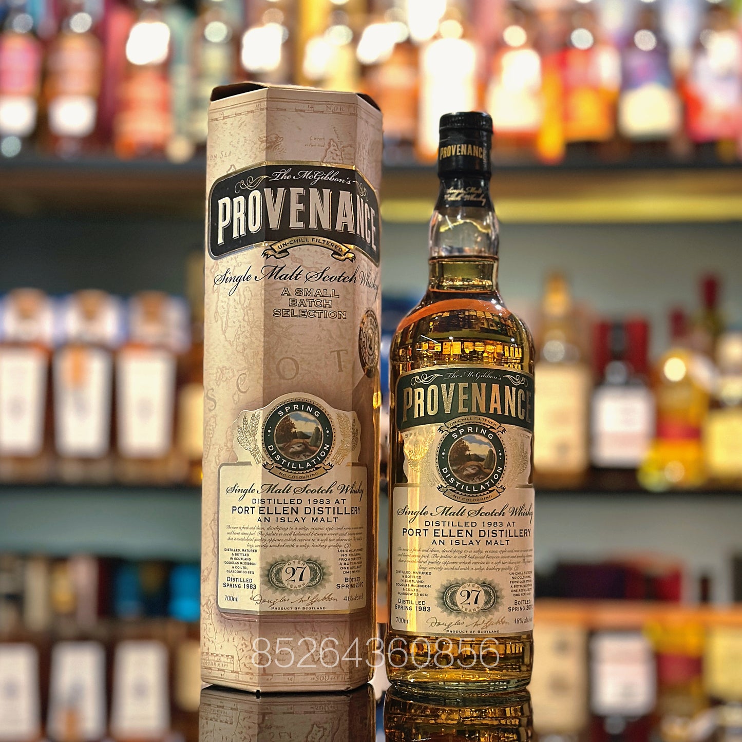 Port Ellen 27 Year Old 1983-2010 “The McGibbon’s Provenance” by Douglas McGibbon Single Malt Scotch Whisky
