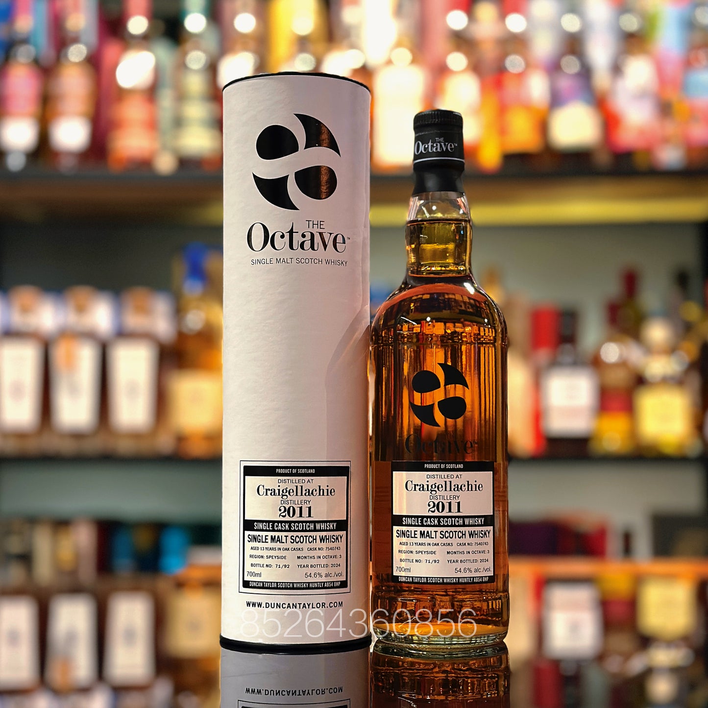 Craigellachie 13 Year Old 2011-2024 Octave Cask #7540743 by Duncan Taylor Single Malt Scotch Whisky