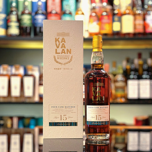 Kavalan 15 Year Old “Four Cask Matured” Single Malt Taiwanese Whisky (2025 Release)