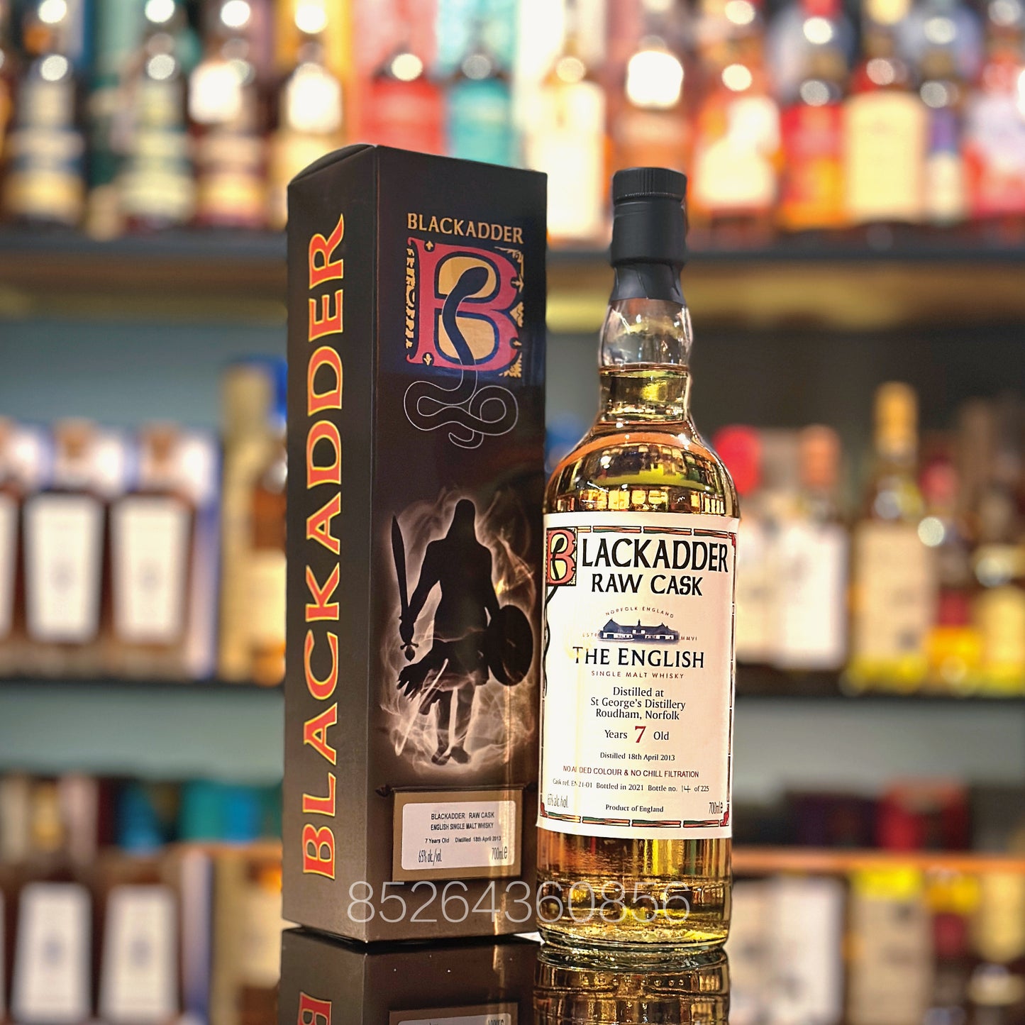 The English 7 Year Old 2013-2021 Cask Ref EN21-01 Raw Cask by Blackadder Single Malt Scotch Whisky