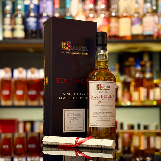 Bowmore 27 Year Old 1996-2024 Hogshead #1353 Raw Cask Statement Edition No. 61 by Blackadder Single Malt Scotch Whisky