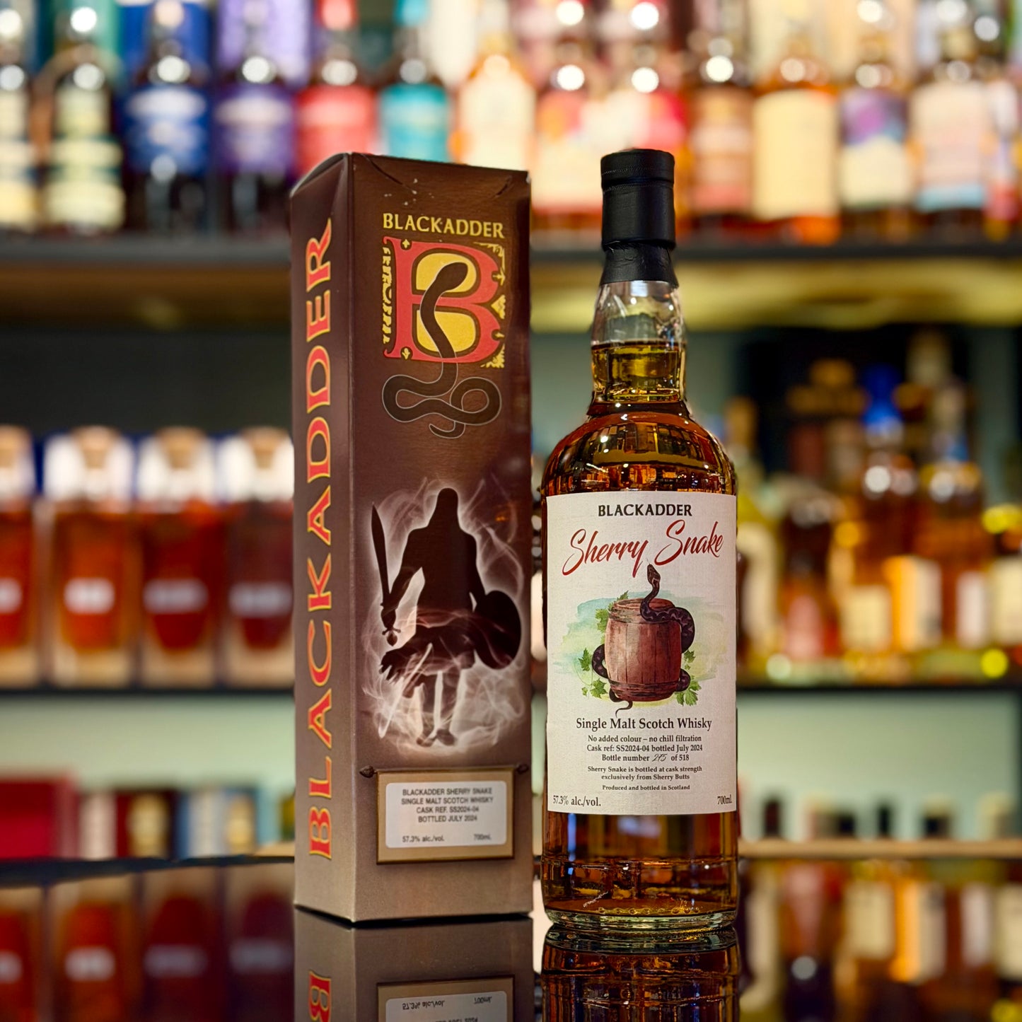 Sherry Snake First-fill Sherry Butt Ref:SS2024-04 by Blackadder Single Malt Scotch Whisky