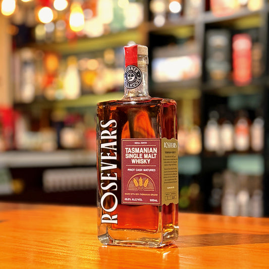 Rosevears Pinot Cask Matured Single Malt Tasmanian Whisky