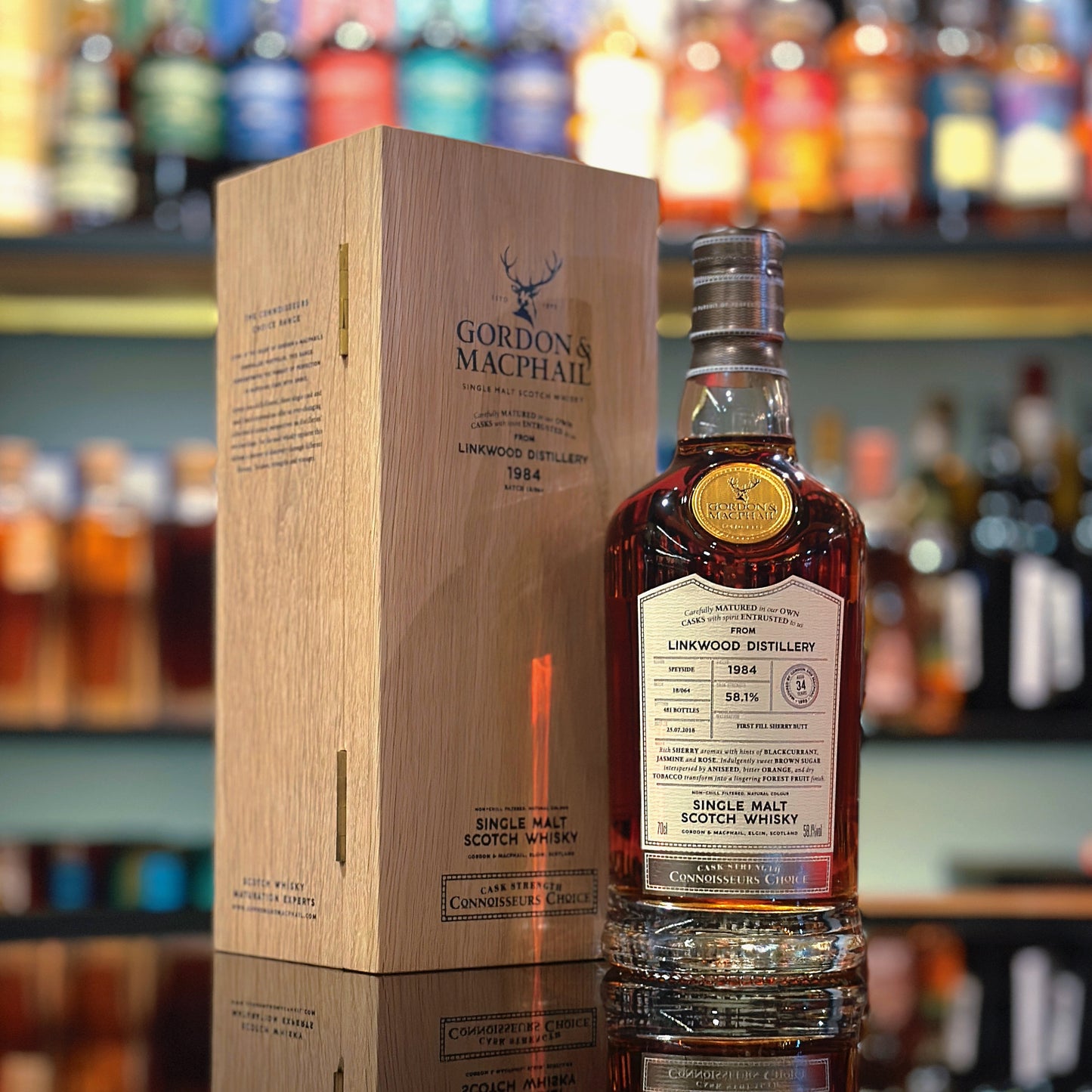 고든앤맥페일 링크우드 34년산 1984-2018 퍼스트필 셰리 버트 싱글 몰트 스카치 위스키