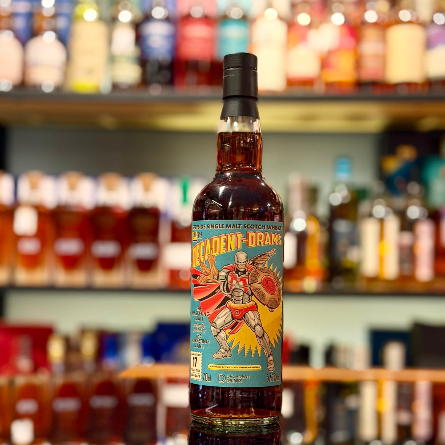 Marketing Malt (M) 17年2008-2026年首次裝填雪莉豬頭桶Decadent Drinks獨立裝瓶蘇格蘭單一麥芽威士忌