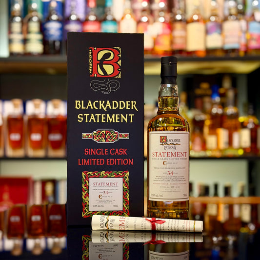 Invergordon 34 Year Old 1988-2022 Hogshead #8168 Raw Cask Statement Edition No. 57 by Blackadder Single Grain Scotch Whisky