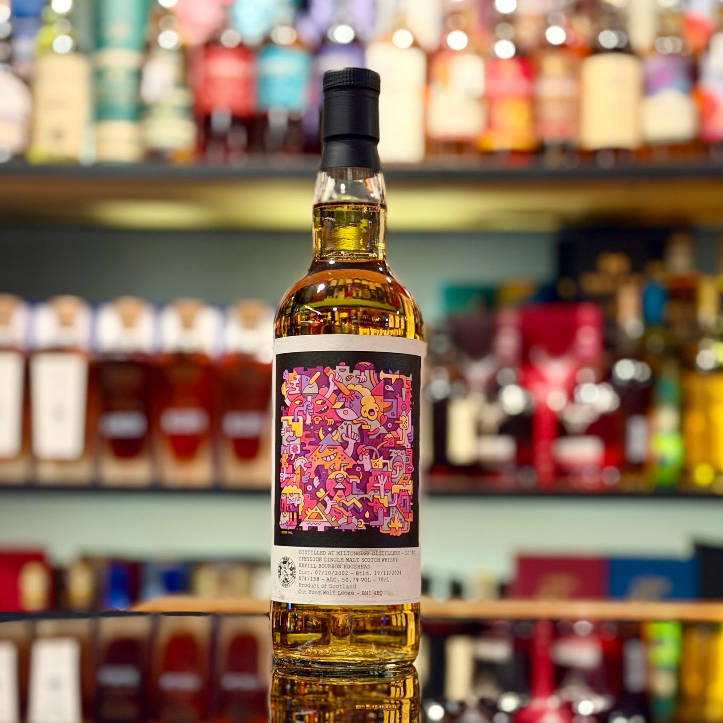 Miltonduff 22 Year Old 2002-2024 Refill Bourbon Hogshead by Cut Your Wolf Loose Single Malt Scotch Whisky