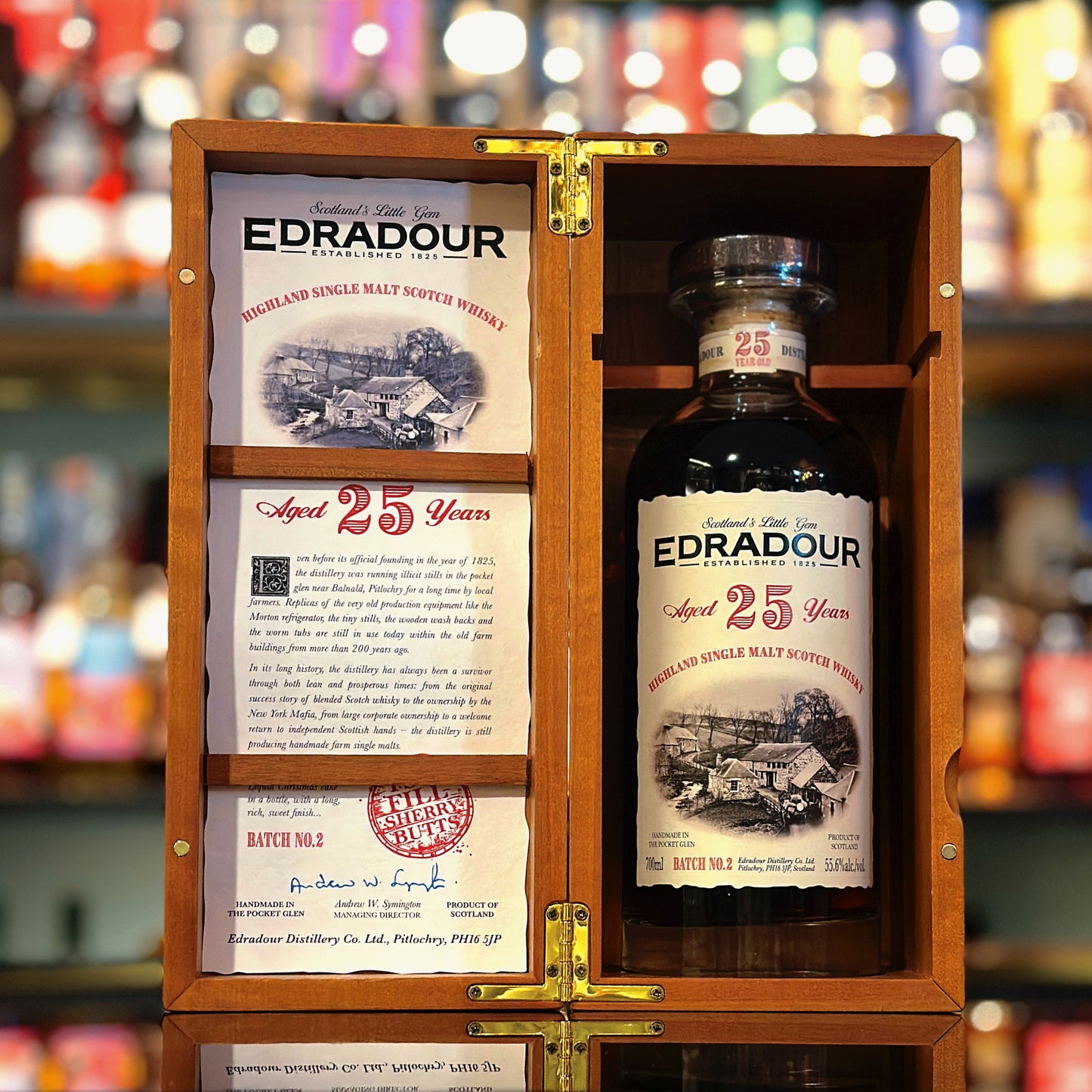 Edradour 25 Year Old Ibisco Decanter Batch No. 2 Single Malt Scotch Whisky