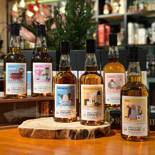 이치로 몰트 치치부 파리 라이브 에디션 2025 일본 싱글 몰트 위스키 세트(6x700ml)