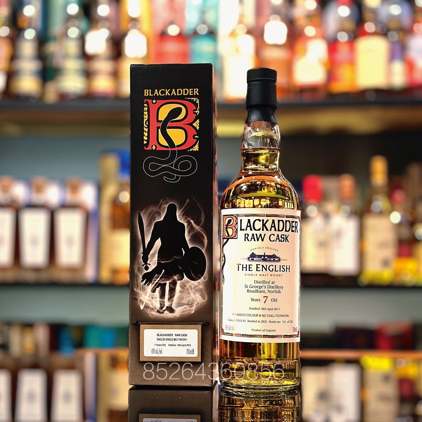 The English 7 Year Old 2013-2021 Cask Ref EN21-01 Raw Cask by Blackadder Single Malt Scotch Whisky