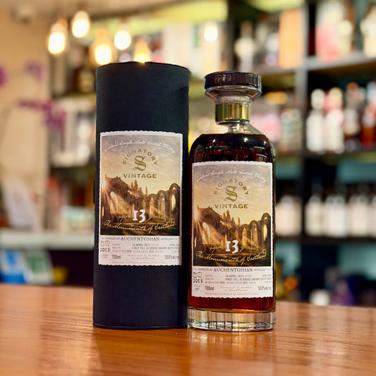 Auchentoshan 13 Year Old 2013-2026 First-fill Oloroso Sherry Butt Finish "The Monuments of Scotland" by Signatory Vintage Single Malt Scotch Whisky