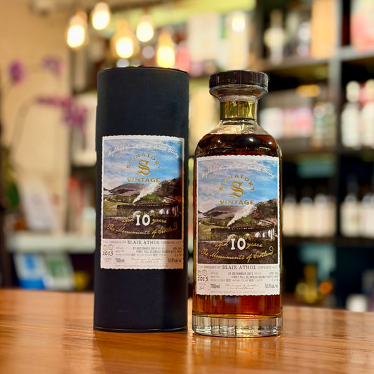 Blair Athol 10 Year Old 2015-2026 First-fill Oloroso Sherry Butt Finish "The Monuments of Scotland" by Signatory Vintage Single Malt Scotch Whisky
