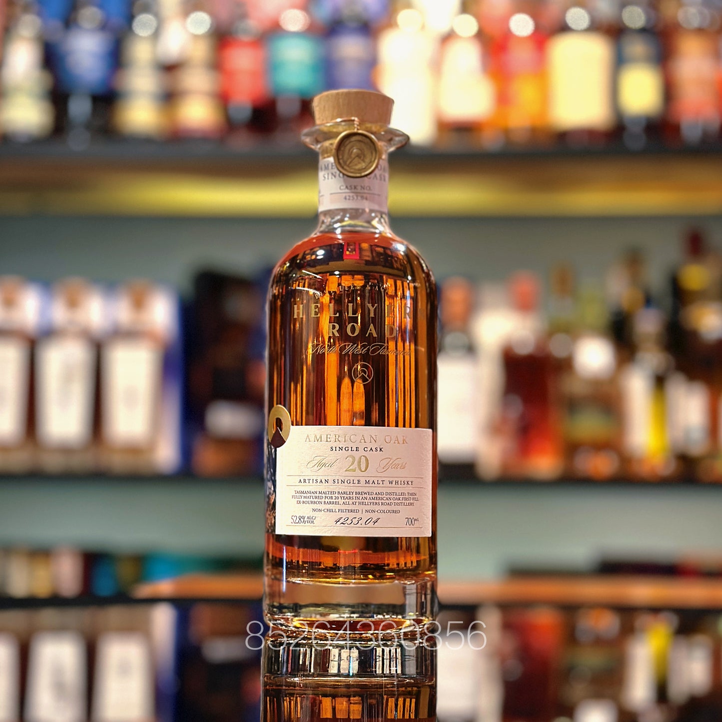 Hellyer’s Road 20 Year Old 2004 American Oak #4253.04 Single Malt Tasmanian Whisky