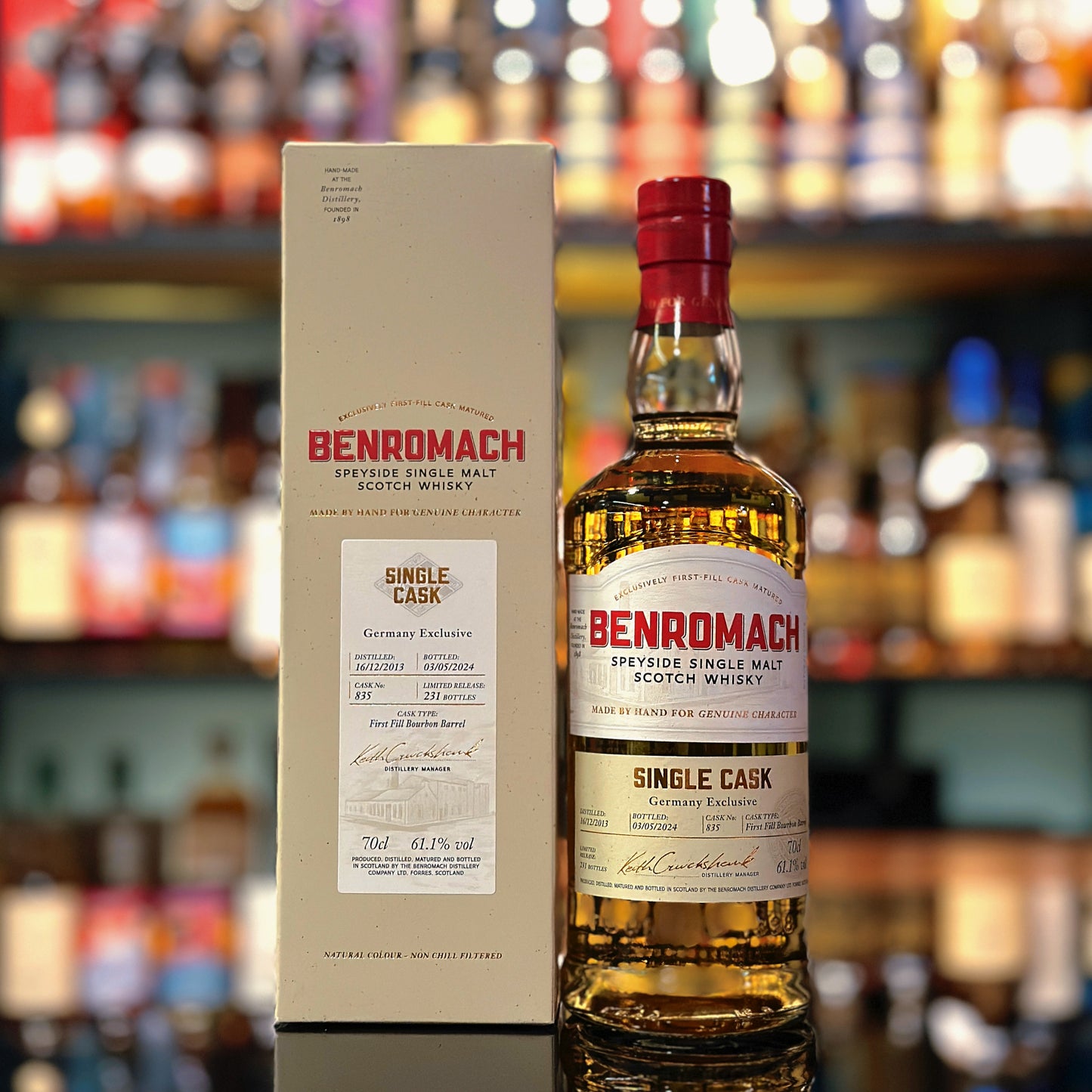 Benromach 10 Year Old 2013-2024 First-fill Bourbon Barrel #835 Single Malt Scotch Whisky