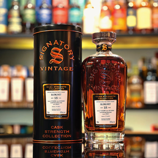 Glenlivet 18 Year Old 2006-2025 First-fill Oloroso Sherry Butt #901017 by Signatory Vintage Single Malt Scotch Whisky