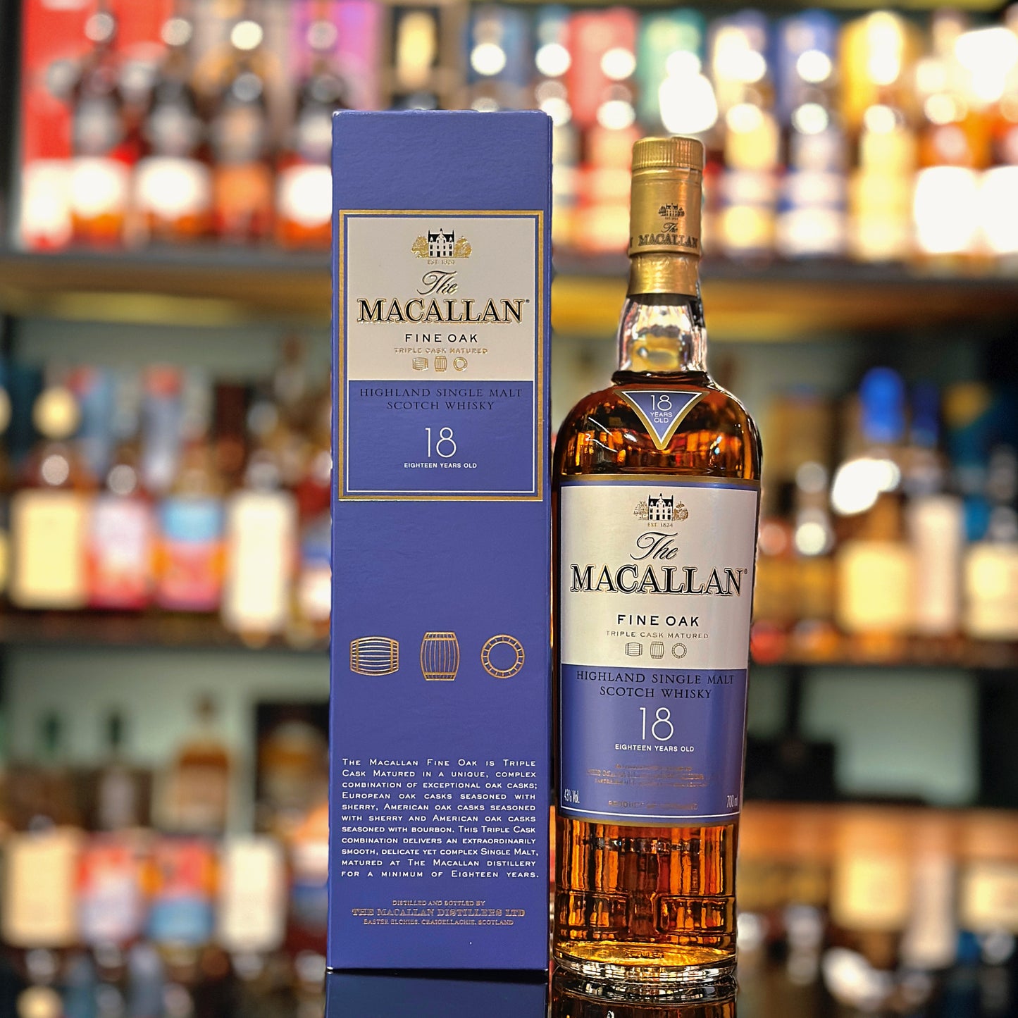 Macallan 18 Year Old Fine Oak Single Malt Scotch Whisky