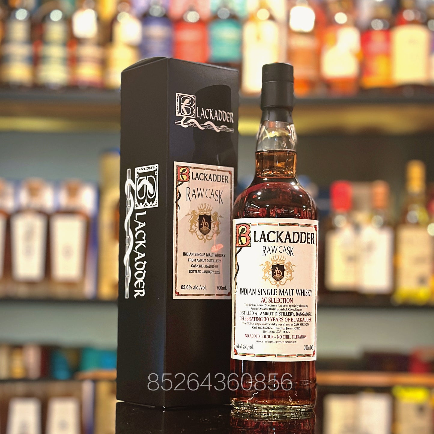 Amrut AC Selection Cask BA2025-01 Raw Cask by Blackadder Single Malt Indian Whisky