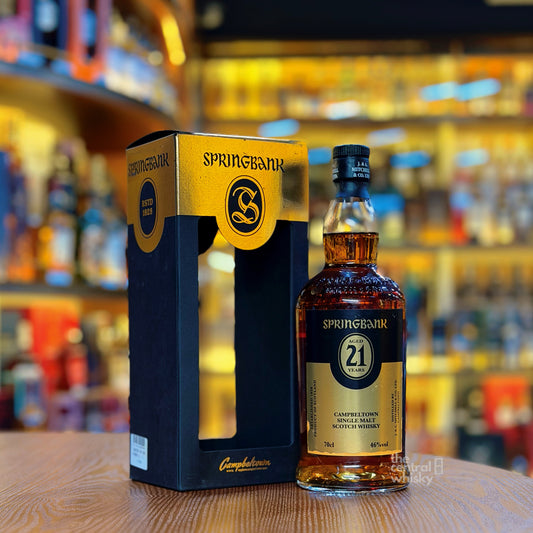 Springbank 21 Year Old Single Malt Scotch Whisky (2017 Release) (Label Discoloured)