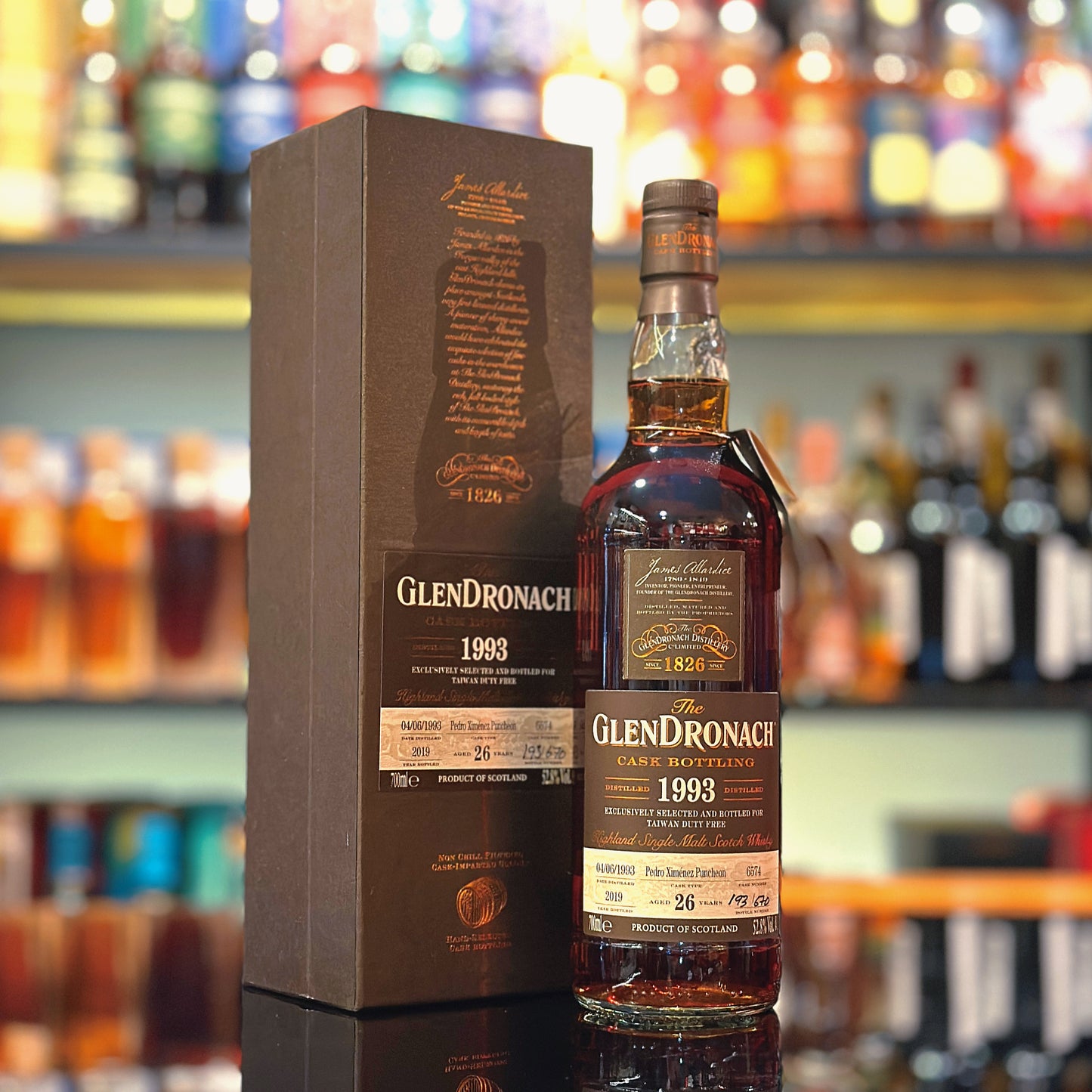 GlenDronach 26 Year Old 1993-2019 Pedro Ximénez Puncheon #6574 Single Malt Scotch Whisky