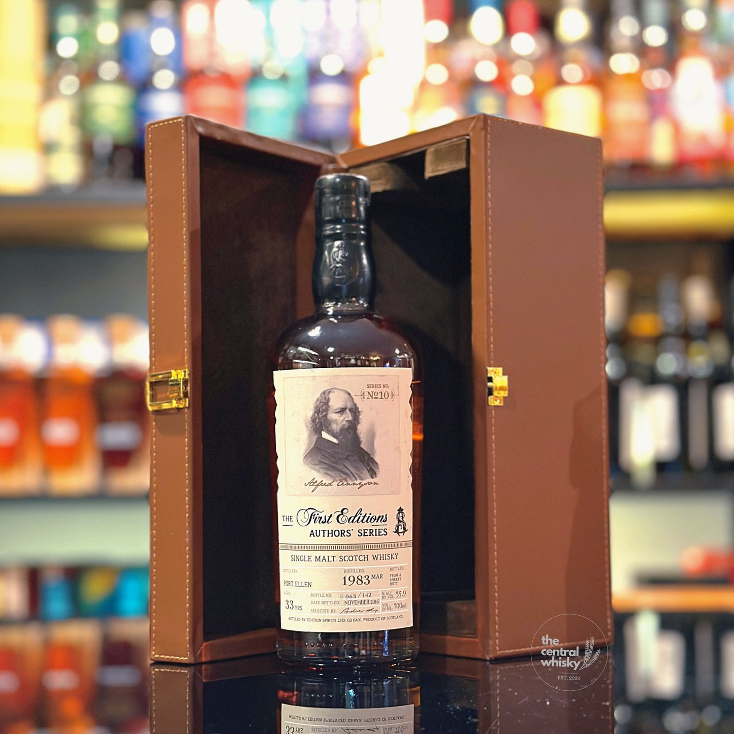 波特艾倫33年1983-2016年雪莉巴特桶「The First Editions作家系列第10版：Alfred Tennyson」Edition Spirits獨立裝瓶蘇格蘭單一麥芽威士忌