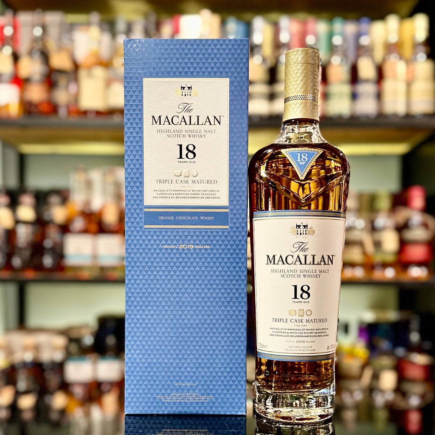 Macallan 18 Year Old Triple Cask Single Malt Scotch Whisky (2019 Release)