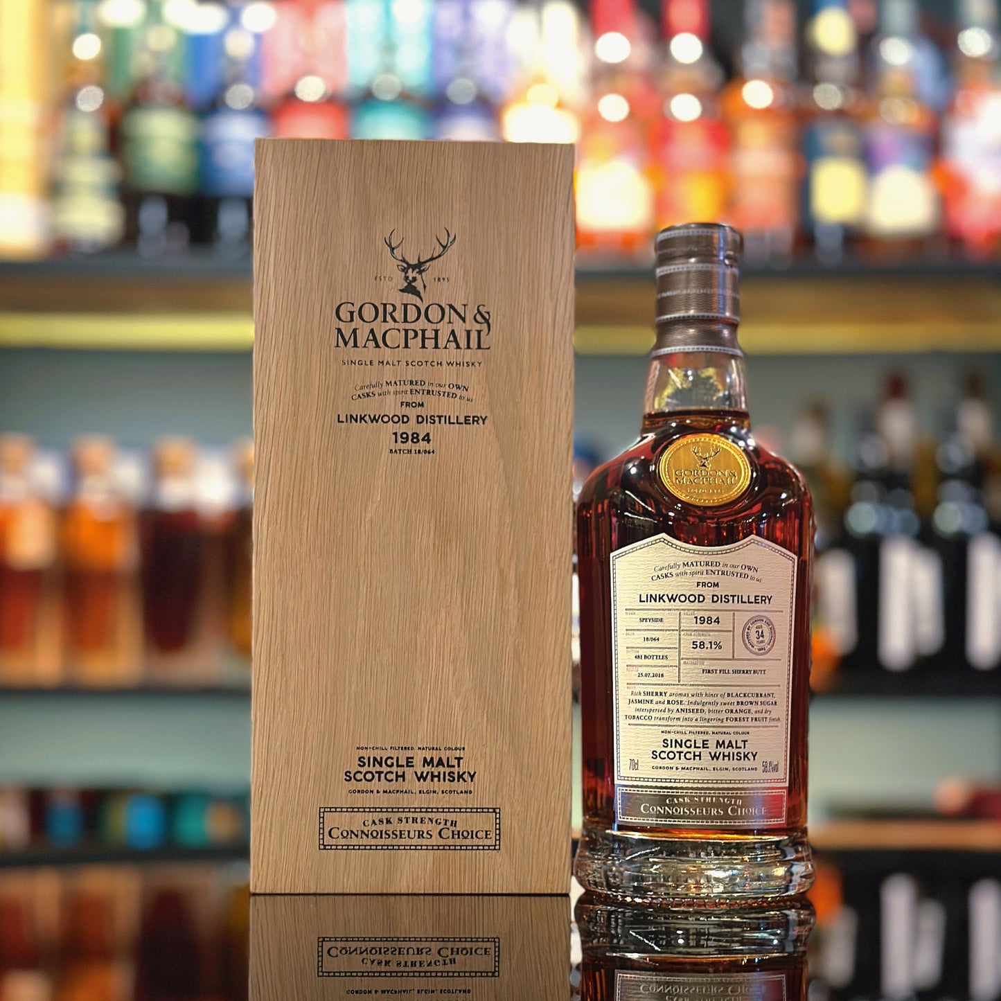 고든앤맥페일 링크우드 34년산 1984-2018 퍼스트필 셰리 버트 싱글 몰트 스카치 위스키