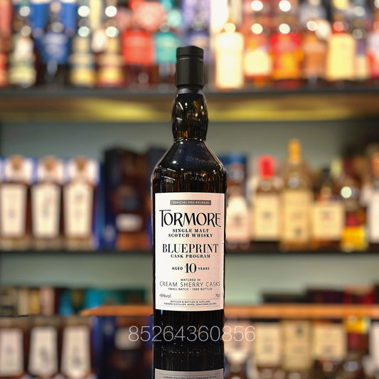 Tormore 10 Year Old “Cream Sherry Cask Blueprint Cask Program 01” Single Malt Scotch Whisky