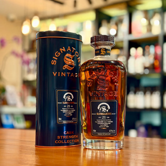 GlenAllachie 21 Year Old 2005-2026 First-fill Pedro Oloroso Sherry Butt #900273 Symington's Choice by Signatory Vintage Single Malt Scotch Whisky