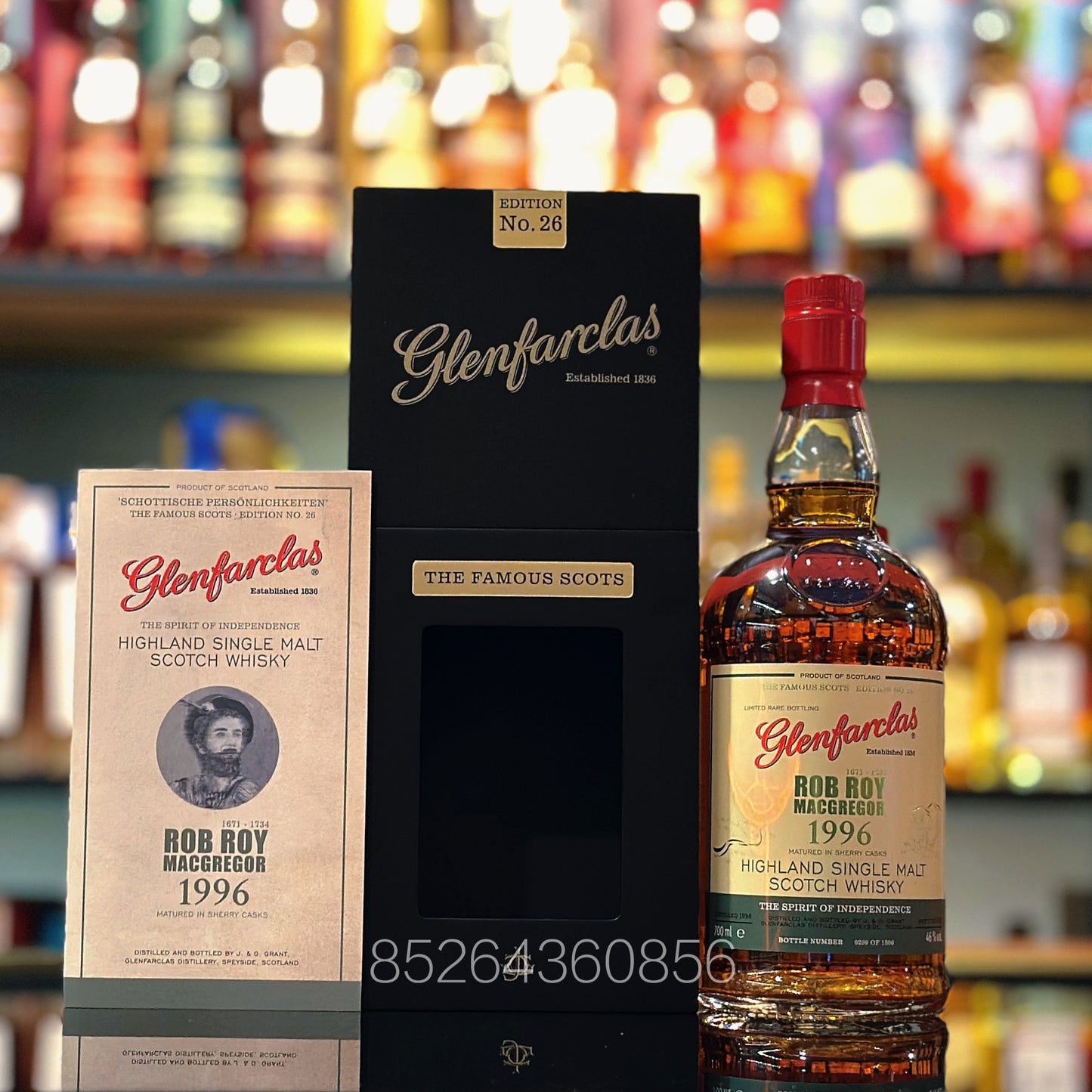 Glenfarclas 1996-2024 Famous Scots Edition 26 “Rob Roy MacGregor” Single Malt Scotch Whisky