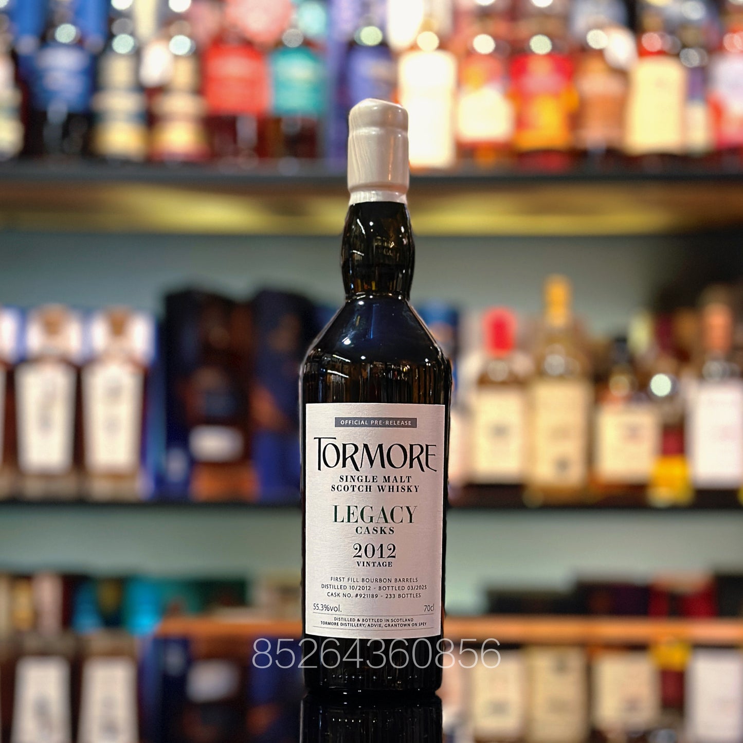 Tormore 12 Year Old 2012-2025 “Legacy Casks” First-fill Bourbon Barrel #921189 Single Malt Scotch Whisky